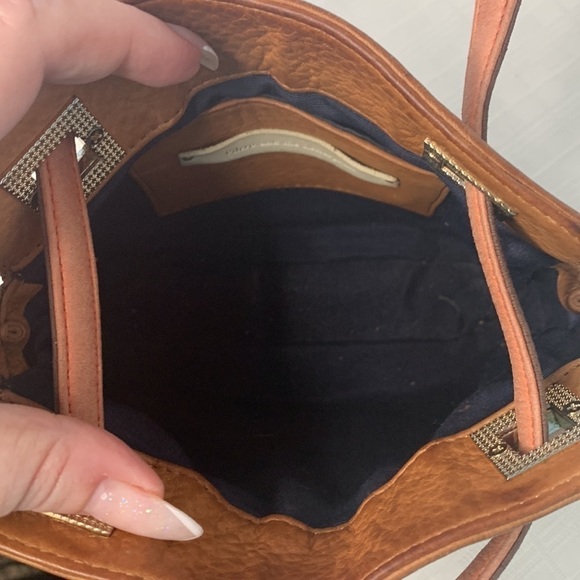 Anthropologie Pilcro and the Letterpress small leather shoulder bag - Picture 7 of 8